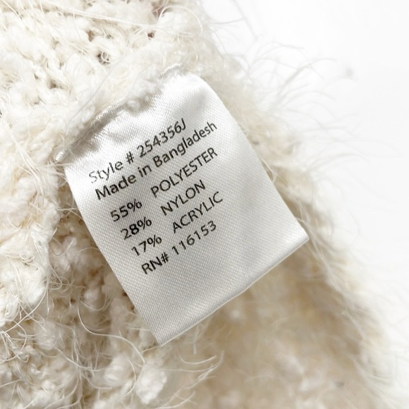 Poof Apparel cream cropped knit sweater - Picture 4 of 4